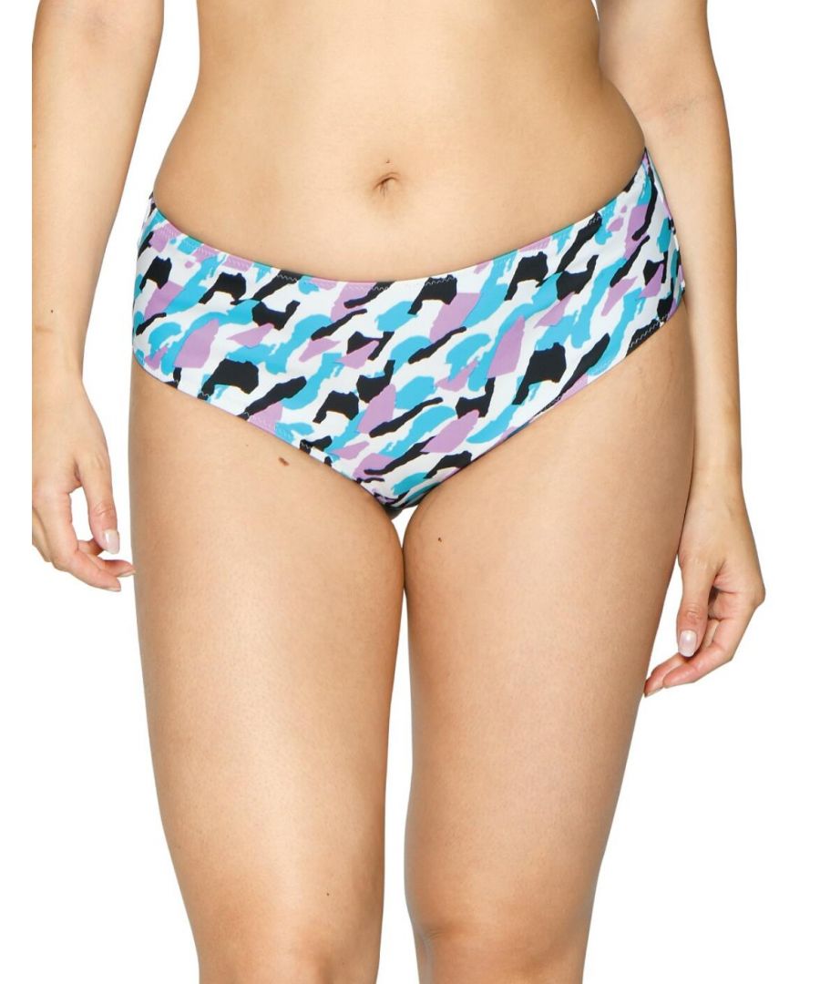 Curvy Kate Womens CS004508 Miami Heat Reversible Retro Short - Multicolour - Size 10 UK