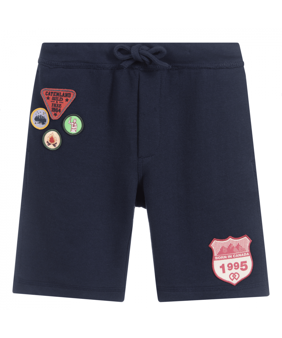 dsquared2 boys boyscout shorts navy - size 10y