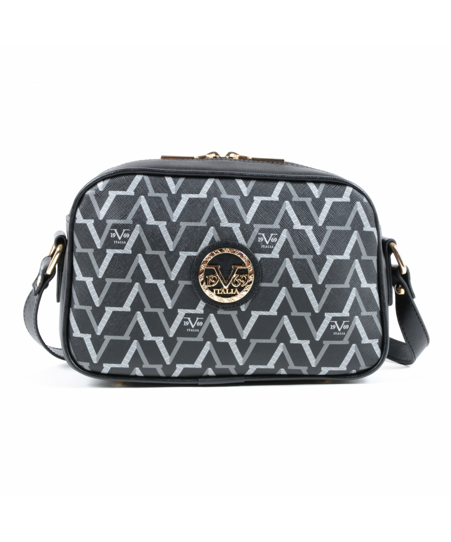 By Versace 19.69 Abbigliamento Sportivo Srl Milano Italia - Details: 3659 BLACK - Color: Black - Composition: 100% SYNTHETIC LEATHER - Made: TURKEY - Measures (Width-Height-Depth): 24x16x9.5 cm - Front Logo - Logo Inside - Two Inside Pocket