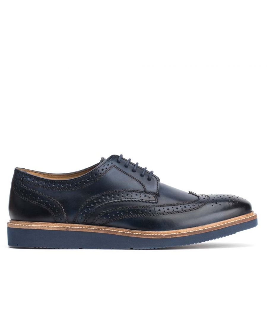 The Orion Brogue from the new Base London Astro collection will upgrade any outfit. Combine the best of both worlds  with the comfort of a casual shoe and the formal detailing of a wing tip brogue. This fashion forward derby is perfect for a dinner date or that night out with the lads and because of the high quality leather uppers  you won't be turned away at the door. Orion is a striking shoe and is the way forward for any footlocker.