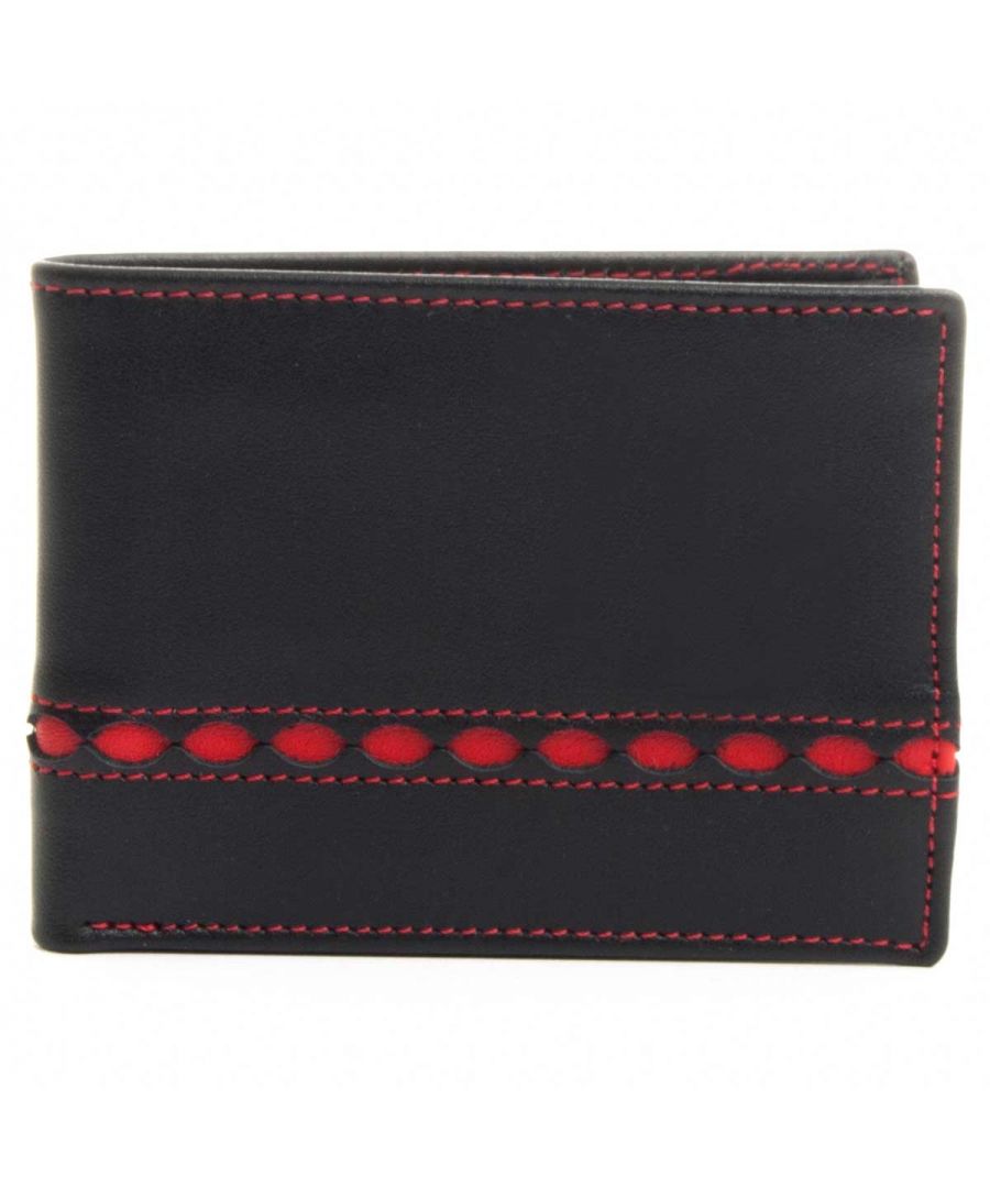 Image for Leather wallet Montevita in Black