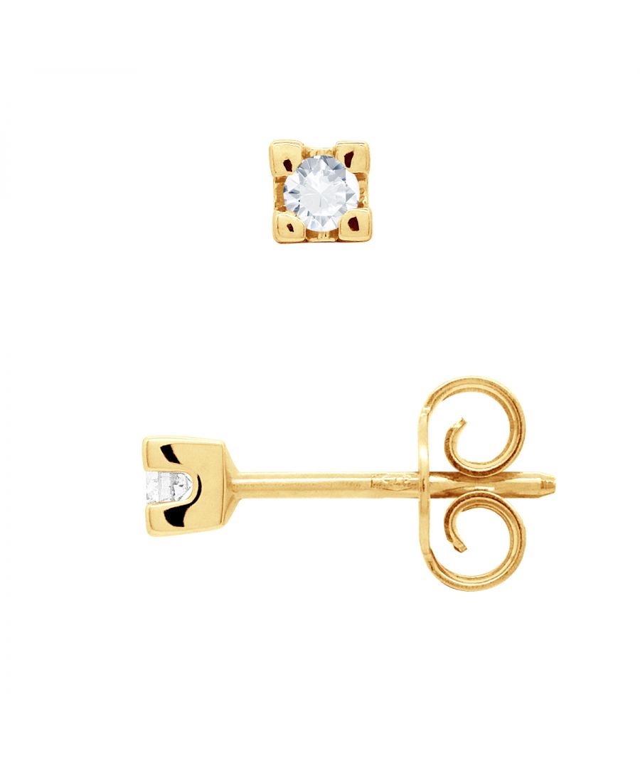Image for DIADEMA - Earrings - Diamonds - Yellow Gold