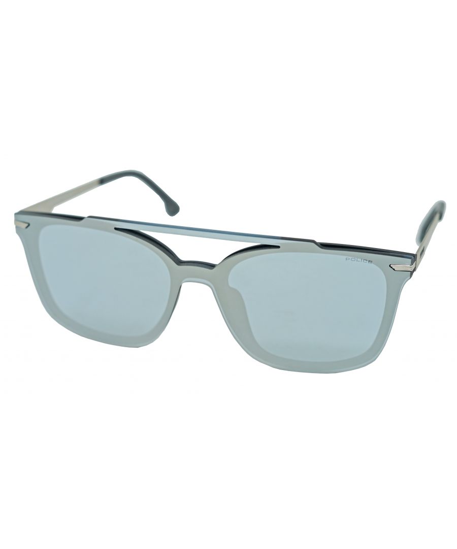 Police Mens SPL528M U28X Sunglasses - Black - One Size