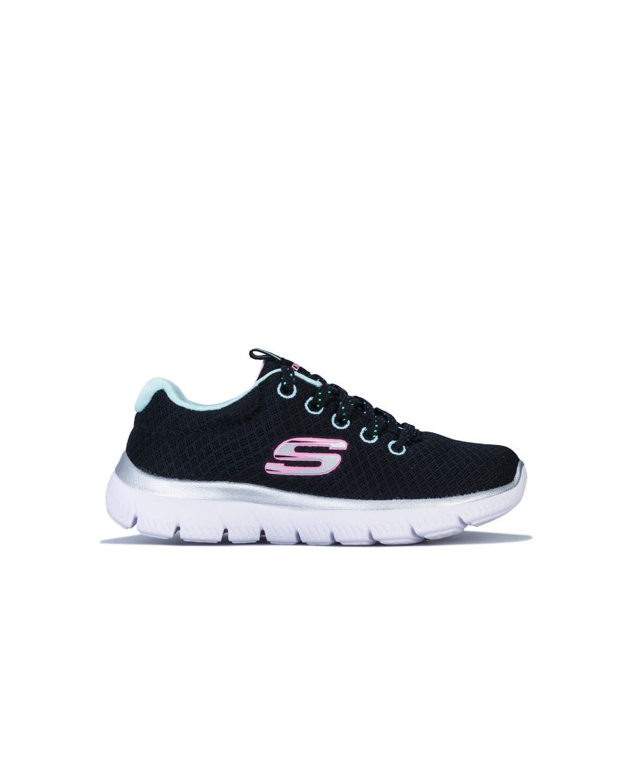Image for Girl's Skechers Children Summits Simply Special Trainers in Black