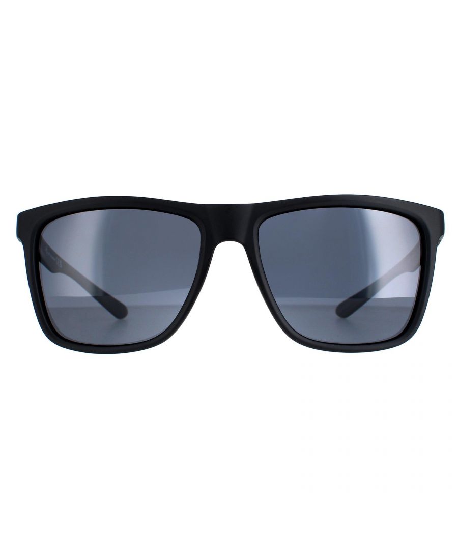 BMW Motorsport Square Mens Matte Black Smoke Polarized BS0015  Sunglasses feature a classic square design with a modern twist. The lightweight, durable frame is made of high-quality acetate and is designed to fit comfortably on any face shape. The BMW Motorsport logo features on the temples for brand authenticity.