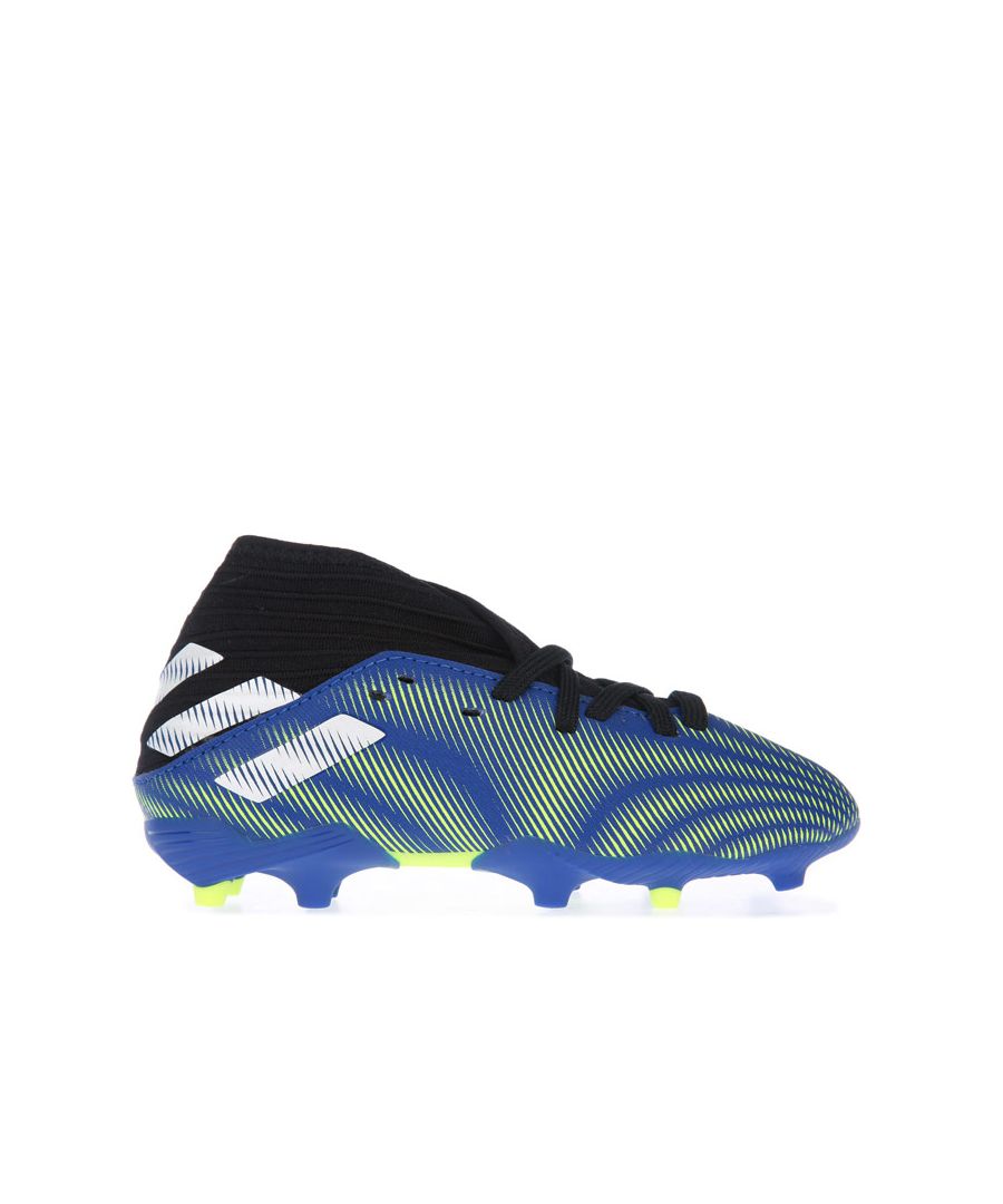 Image for Boy's adidas Children Nemeziz.3 FG Football Boots in White royal