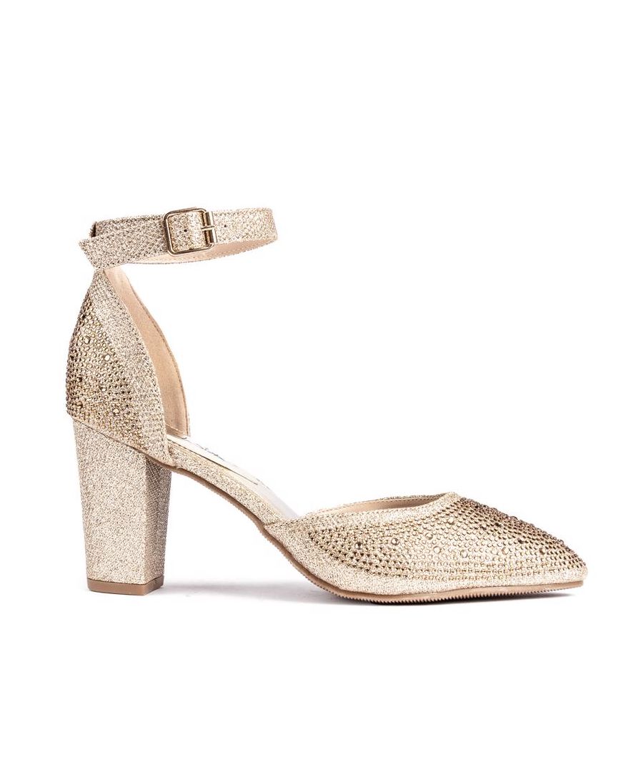 It's Party Time And You'll Be Ready For It, In These Stylish Glam Heels From Solesister. The Gold Metallic, Heeled Party Pumps Have An Elegant Appeal And Will Keep You On Your Feet All Night Long.