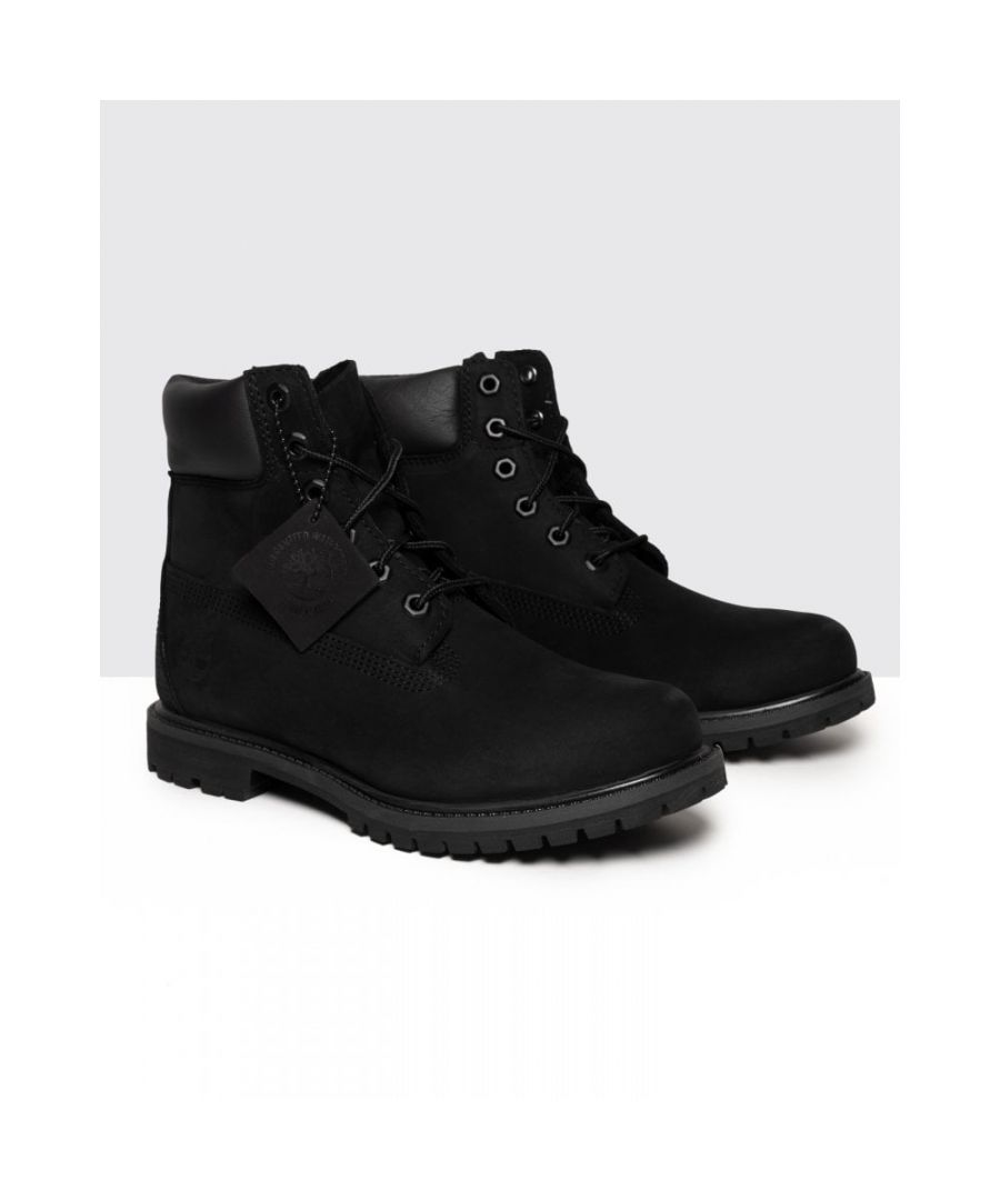 Timberland 6 Inch Premium Womens Waterproof Boots - Black - Size UK 6