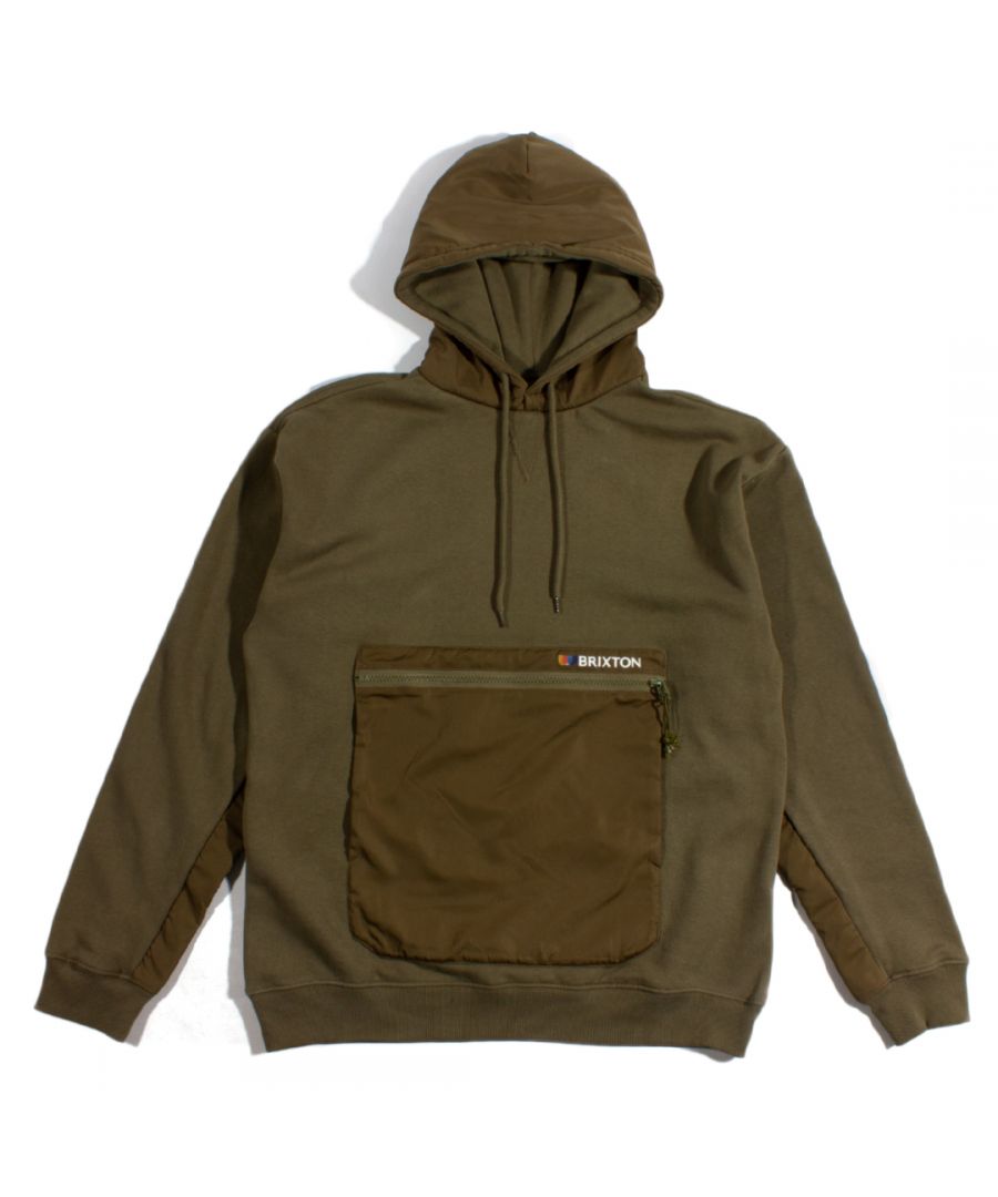 The Standard fit Alton Line X Hood puts a twist on the typical hood. With a patch pocket with zipper, DWR coating, and rubber weld print, you’ll be able to wear this rain or shine.