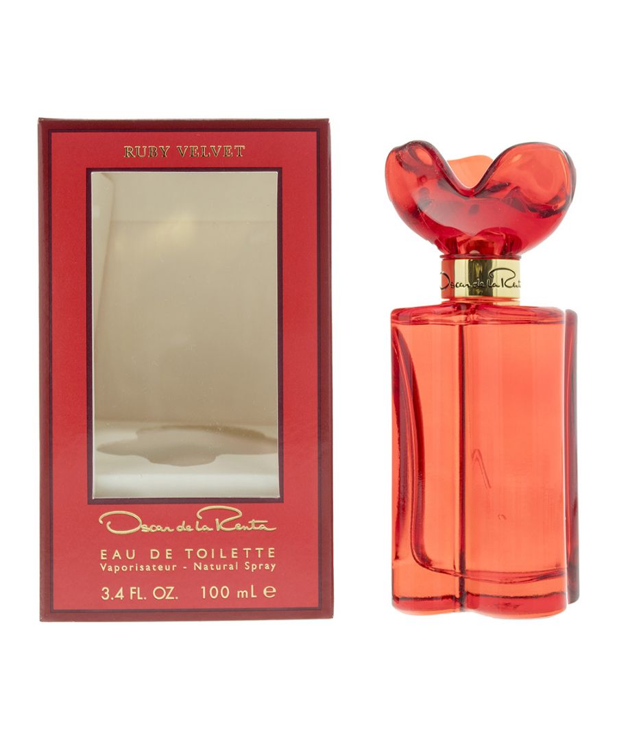 Ruby Velvet by Oscar de la Renta is a floral fruity fragrance for women. Top notes are bergamot, sweet orange and red currant. Middle notes are orange blossom, mimosa and jasmine sambac. Base notes are patchouli, iris and musk. Ruby Velvet was launched in 2017.