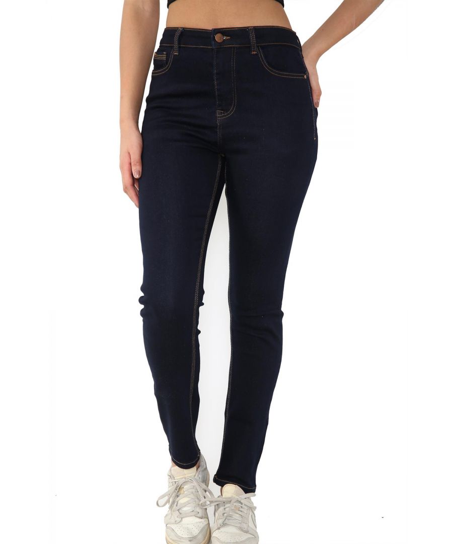 MYT Womens cotton-rich Magic jeans. Inseam length 28 Inches. Skinny fit with a high waist. Made from premium bi-stretch fabric for support and comfort. Contoured waistband for no gaping at the waist and shaping darts to lift your silhouette. Hidden front pockets hold in your stomach. This pair of jeans hugs the body from hip to ankle.