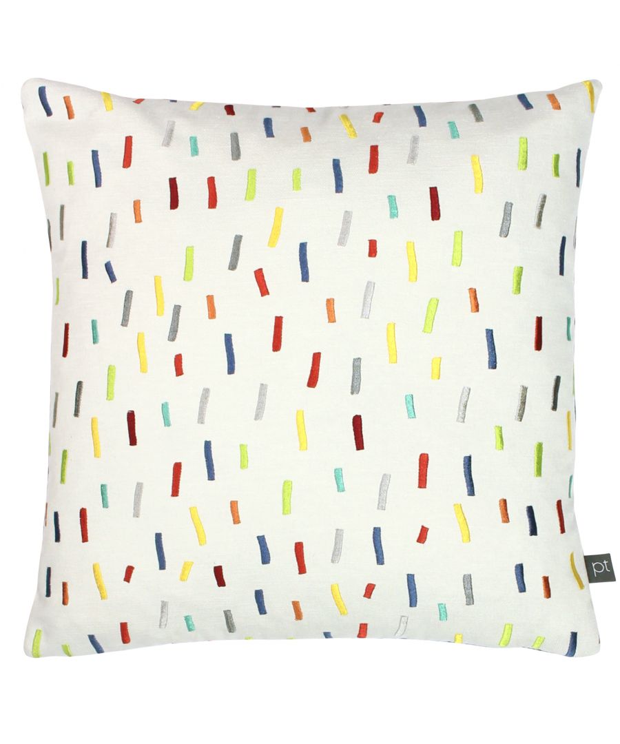 A loud and playful cushion that would be perfect for a children's bedroom, or perfectly match an eccentric interior. Bring some fun into your home with the Dolly Mixture cushion.