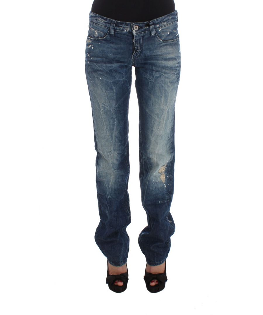 CoSTUME NATIONAL C’N’C Jeans Schitterend gloednieuw met tags, 100% Authentieke CoSTUME NATIONAL C’N’C jeans. Pasvorm: Regular Fit Kleur: Blauw Materiaal: 100% Katoen Gulp: Rits en knoop Logo details