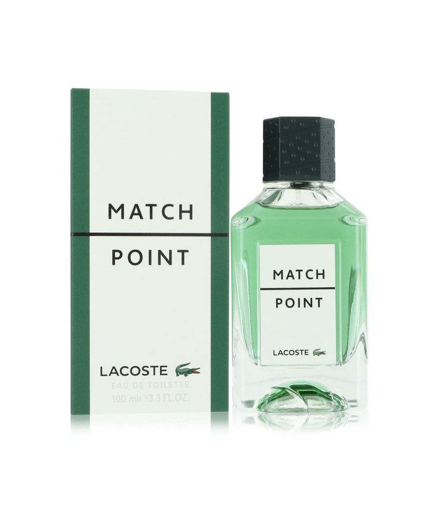 About The Product:\nLacoste Match Point is a woody-aromatic fragrance for men.Inspired by the game of tennis Match Point is a thrilling and fresh scent to motivate you into action.Capturing the style and sporting achievement of the Lacoste brand, and the man himself its masculine notes are an explosion of energetic basil and genitian bitterness. The base is a woody and elegant intensity of vetiver and cashmeran.\nFragrance Type:\nWoodyFragrance Notes:- Top notes: Basil, Pink Pepper- Middle notes: Gentian Absolute, Clary Sage- Base notes: Vetiver, Cashmeran\nLaunched:\n2020