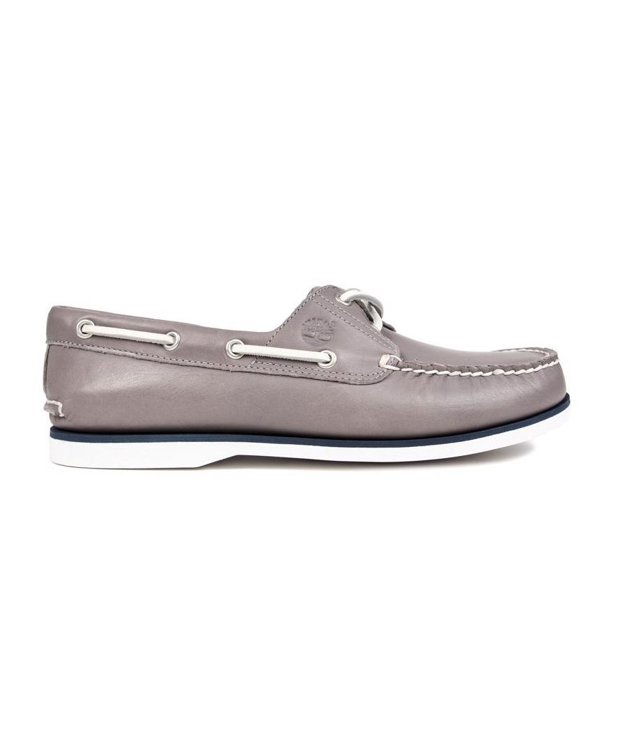 Sail Away In These Moccasin-inspired Casual Boat Loafers From Timberland. The Boat Shoe Design, With A Soft Leather Upper And Cushioned, Leather Lined Eva Footbed Offers Ultimate Comfort For Barefoot Wear Or With Socks, Whilst The Sipped, Lightweight Rubber Sole Provides Vital Grip And Flexibility. A Must-have Style For Your Summer Getaways, Bbq Gatherings Or Walks About Town.