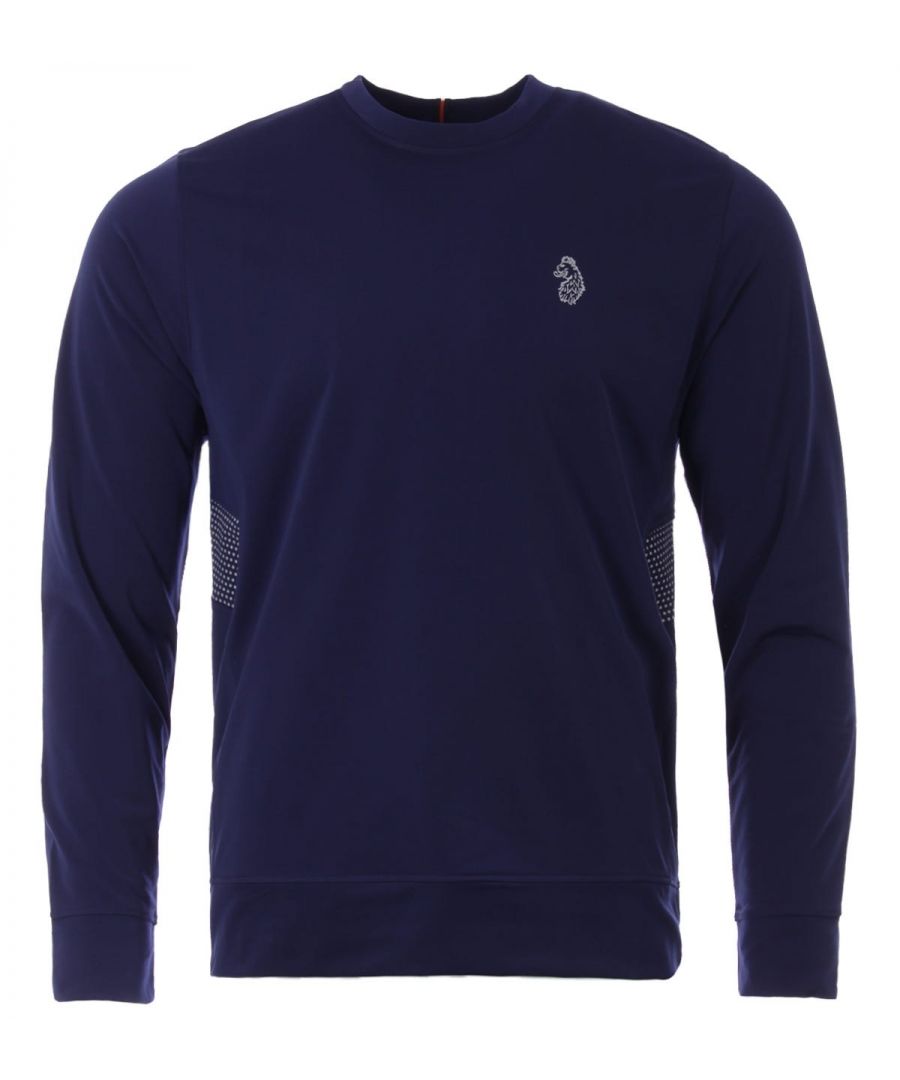 Luke 1977 is, without a doubt, the go-to brand if you're after a well crafted, witty and masculine item. Finished with the signature Luke Lion logo, you're looking at one of the UK's top contemporary menswear brands. The Bulked Performance Crew Neck Sweatshirt, is designed to handle extreme physical activities. Crafted from a super flexible fabric infused with moisture-wicking performance, keeping you cool and dry when you need it most. Fitted with a crew neck, long sleeves and reflective dot side panels for a sporty look. Finished with reflective Luke 1977 iconic branding. Regular Fit, Stretch Polyester, DRYUNIQUE Moisture-Wicking Performance, Crew Neck, Long Sleeves, Reflective Dot Side Panels, Reinforced Seams, Luke 1977 Branding. Style & Fit: Regular Fit, Fits True to Size. Composition & Care: 87% Polyester, 13% Elastane, Machine Wash .