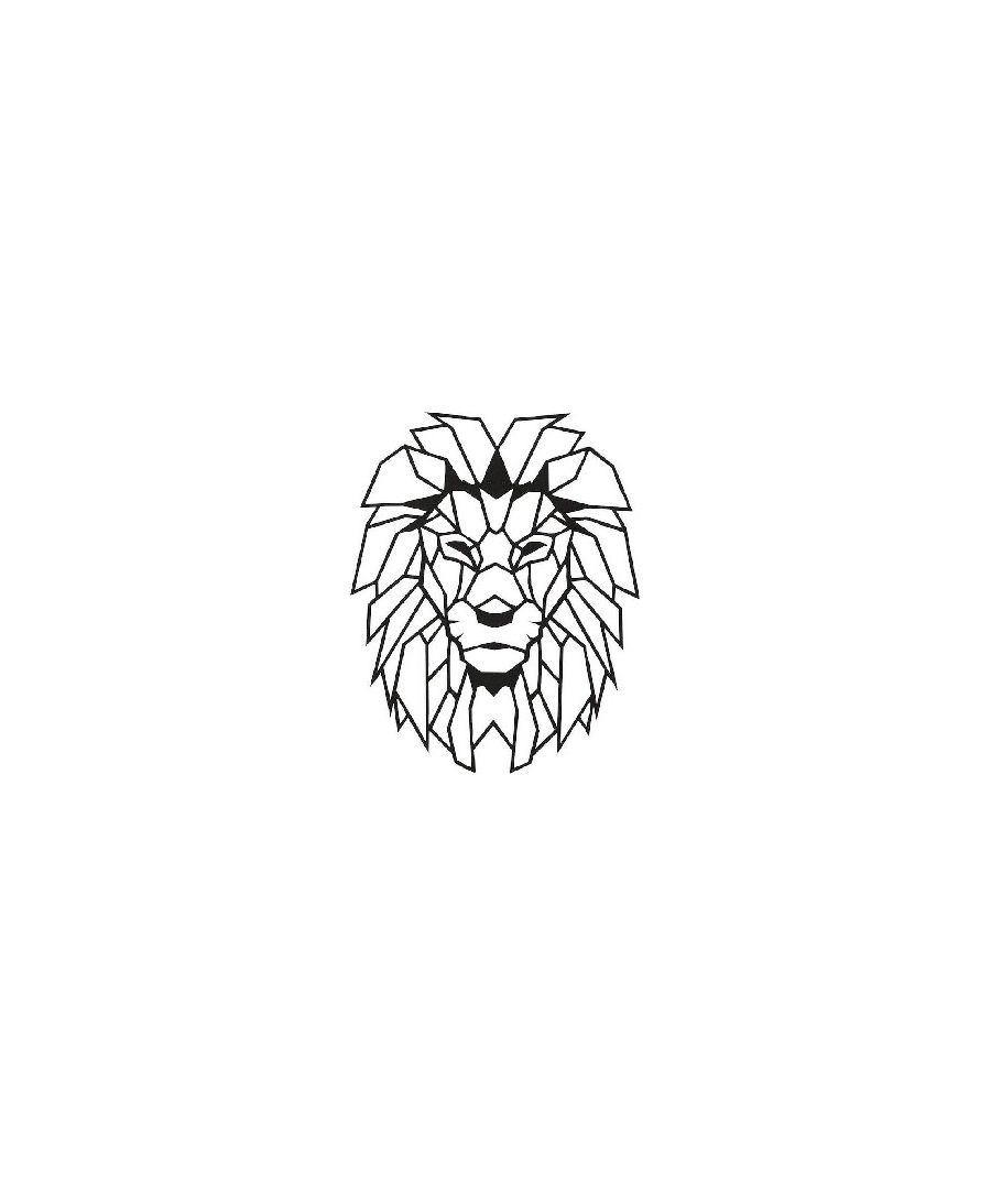 Image for HOMEMANIA Lion Wall Decoration, in Black