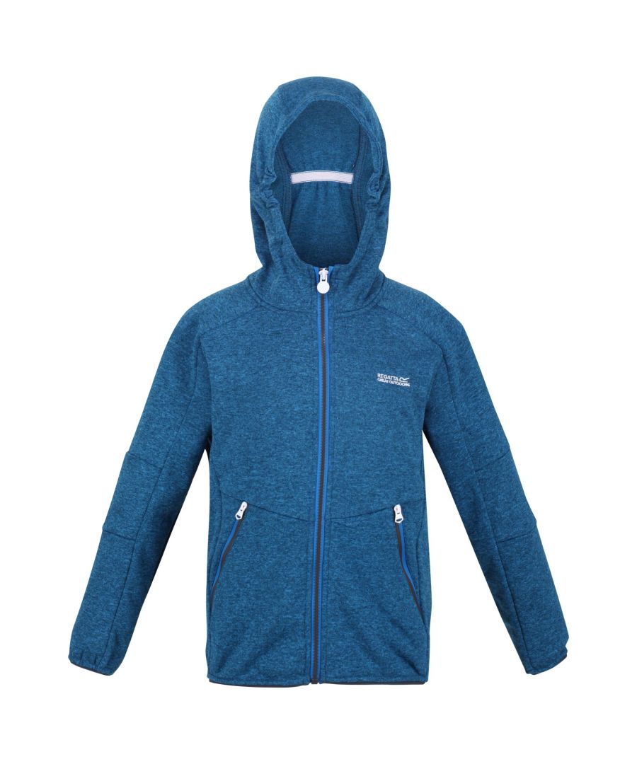 Image for Regatta Childrens/Kids Maxwell Marl Soft Shell Jacket (Imperial Blue)
