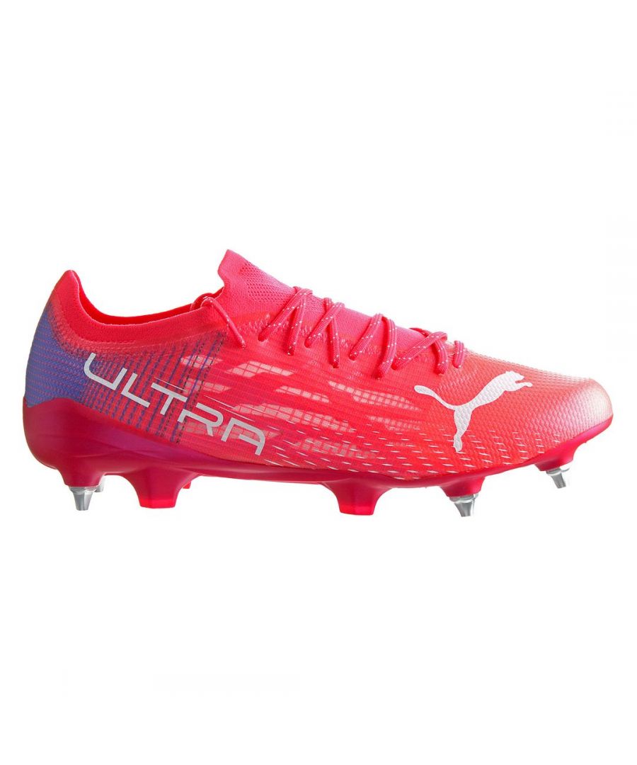 Puma Ultra 1.3 MxSG Red Mens Football Boots - Size UK 5.5