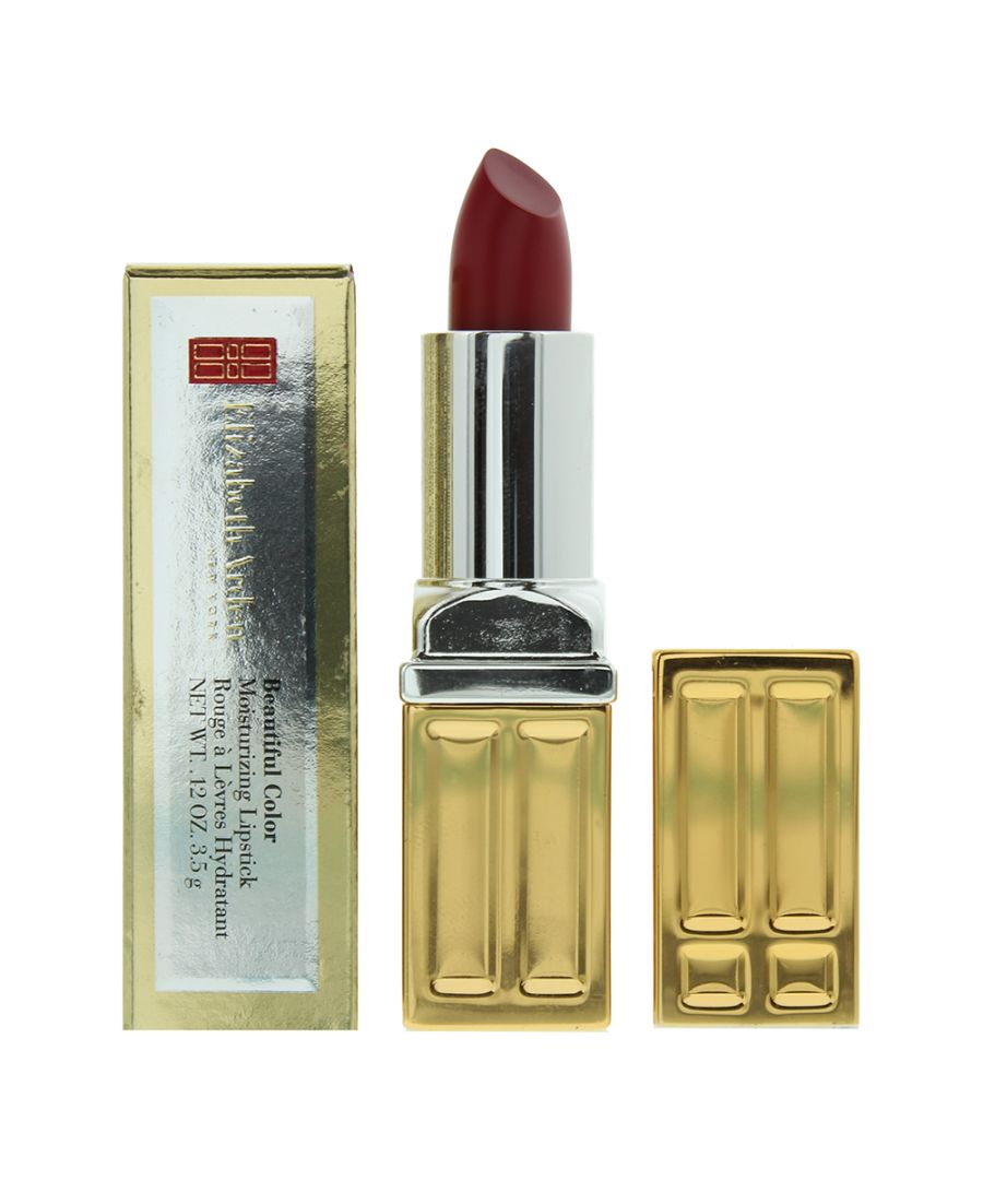 Elizabeth Arden Beautiful Color Moisturising lipstick highly moisturizes the lips while effectively making the lips noticeably plumper. Covers the lip full coverage while leaving your lips feeling smooth and fuller.