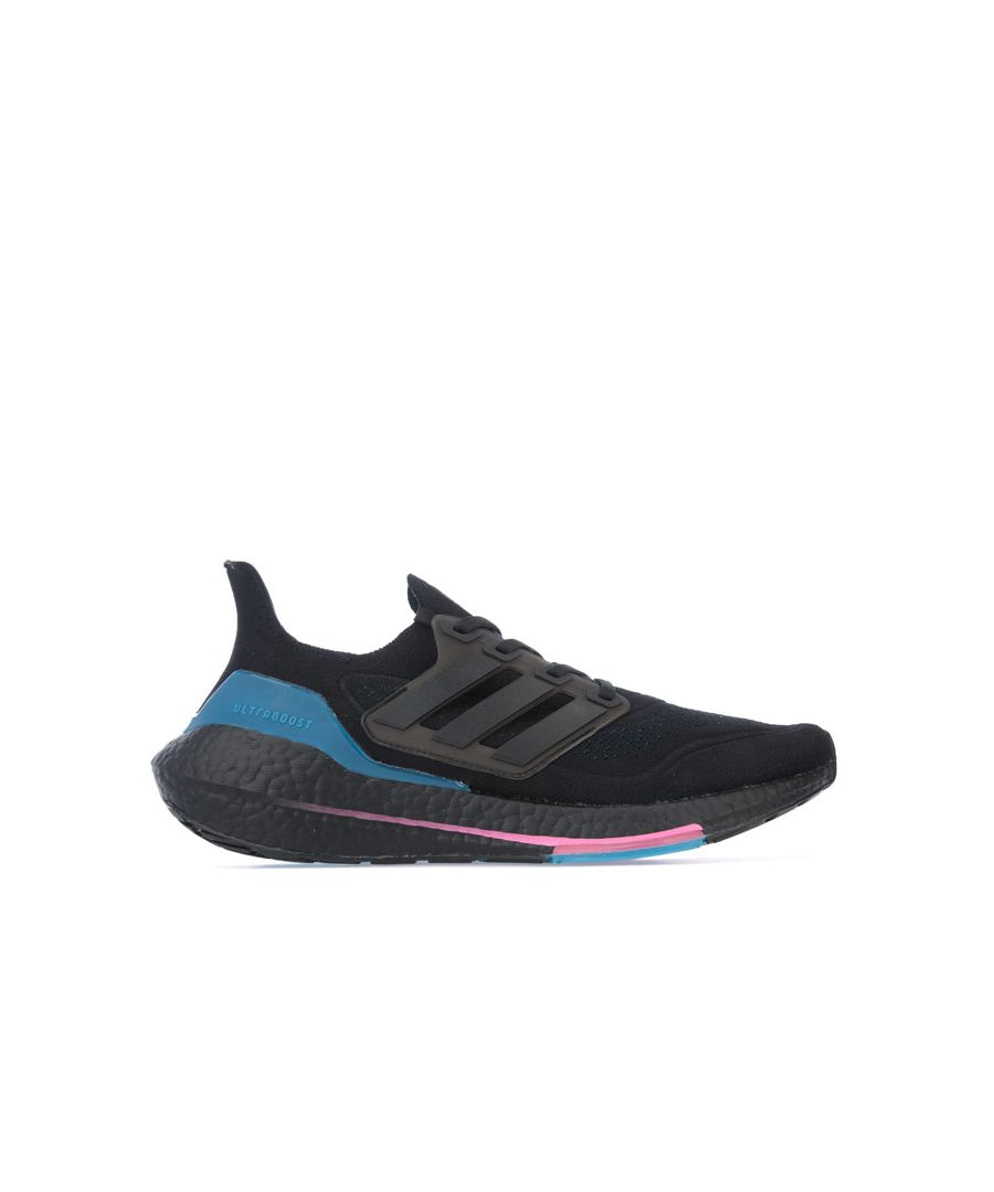 Image for Men's adidas Ultraboost 21 Running Shoes in Black