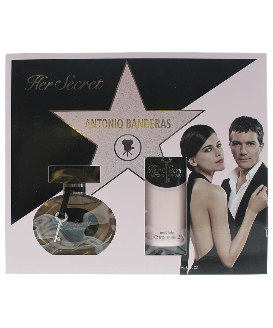 Her Secret by Antonio Banderas is a sweet woody fragrance for women. Top notes: bitter orange blossom, grapefruit, wild strawberry. Middle notes: tuberose, jasmine. Base notes: vanilla, cedar, benzoin. Her Secret was launched in 2012.