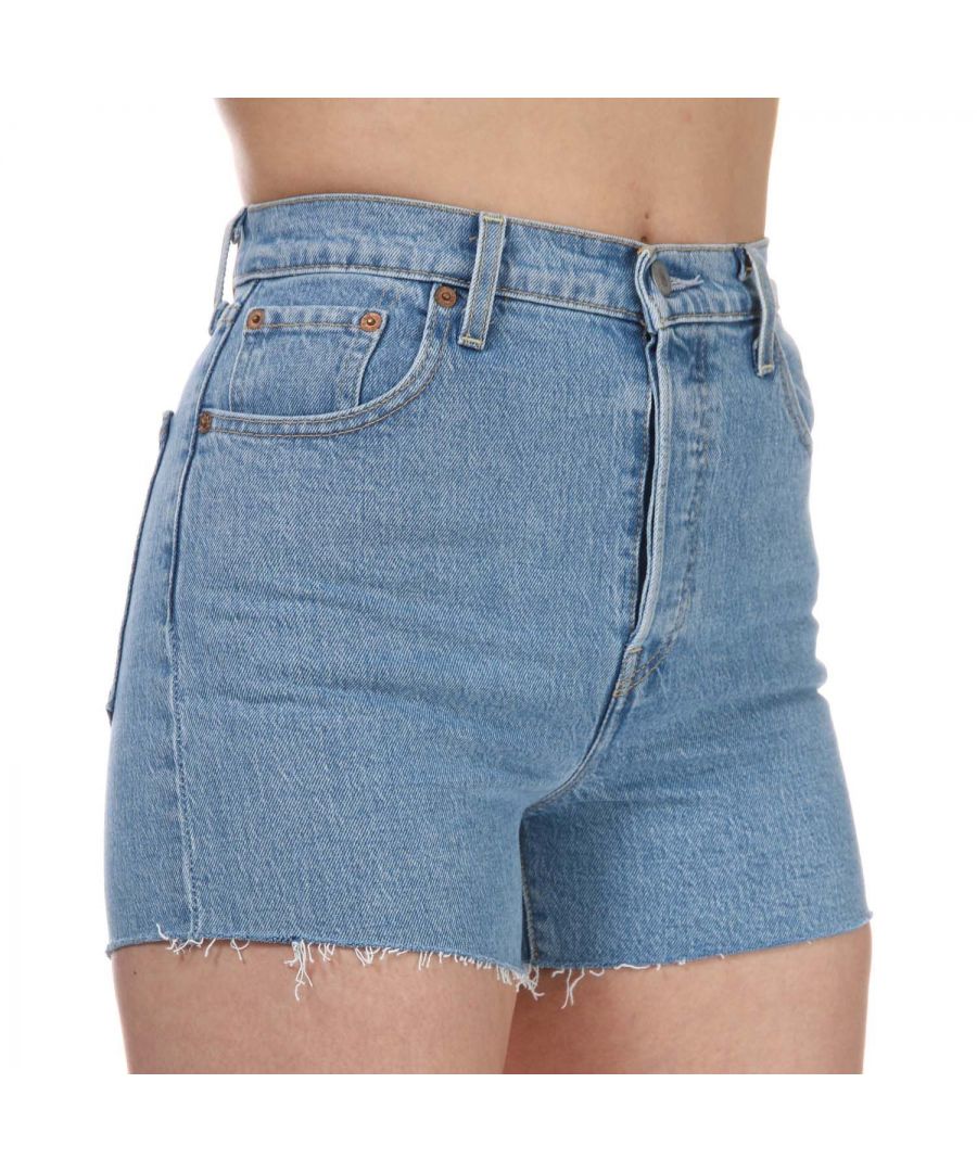 Image for Women's Levis Ribcage Shorts in Light Blue