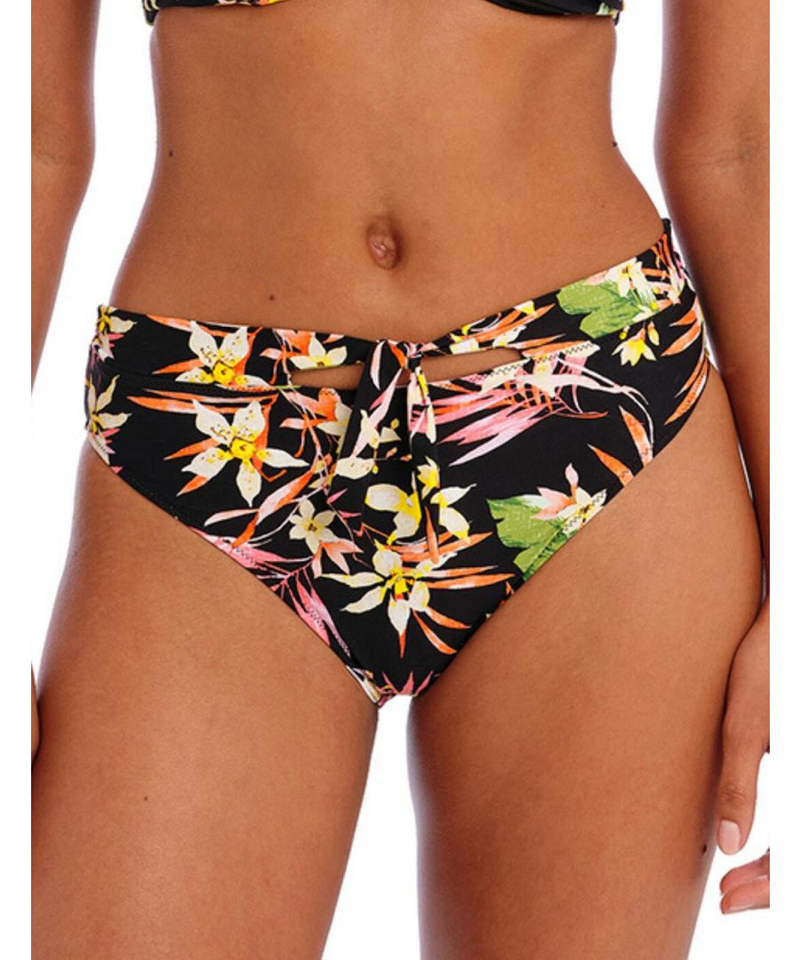 Freya Womens 204178 Savanna Sunset High Waist Bikini Brief - Multicolour Elastane - Size 2XL