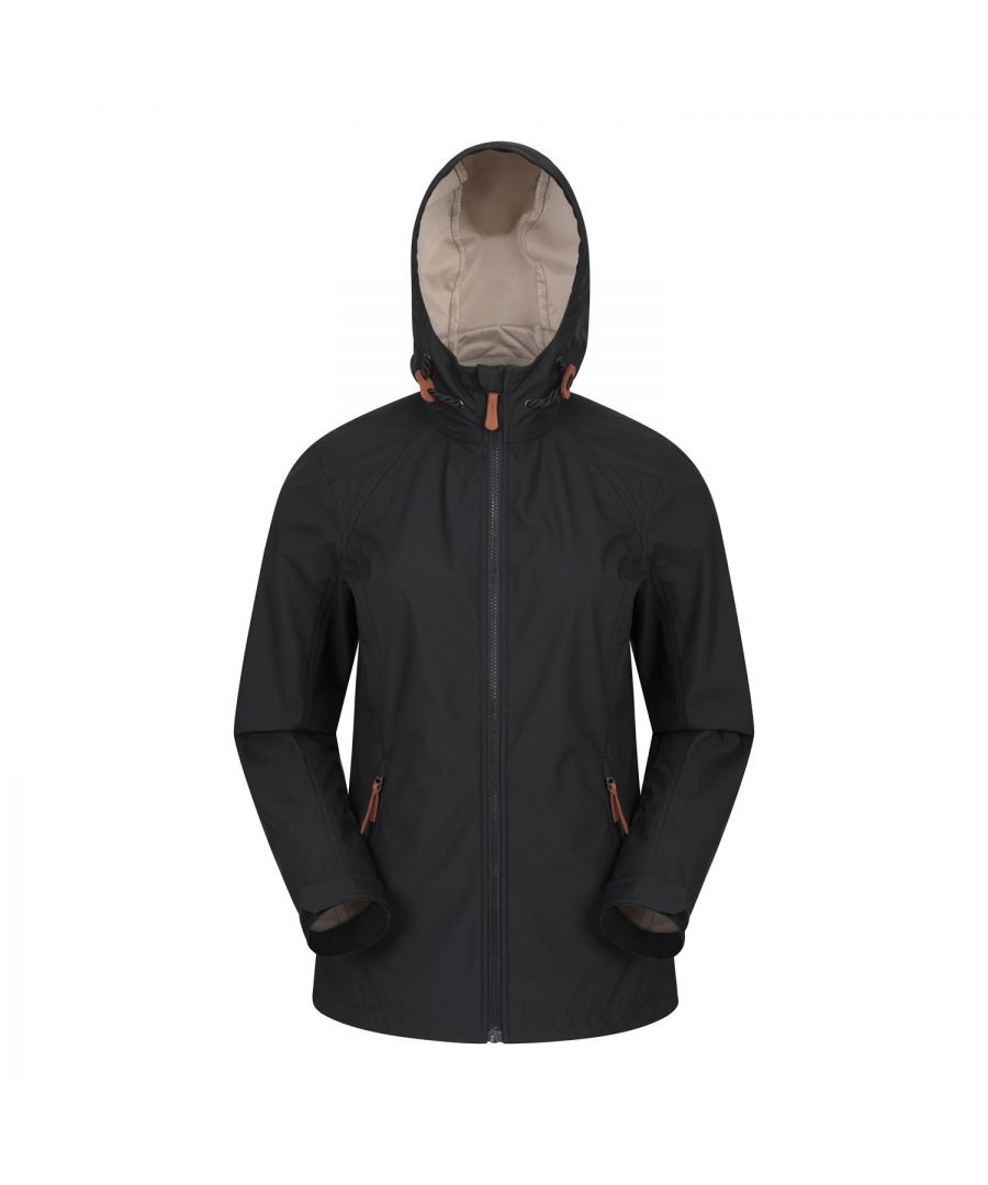 Mountain Warehouse Womens/Ladies Iona Soft Shell Jacket (Black) - Size 22 UK - Secret Sales