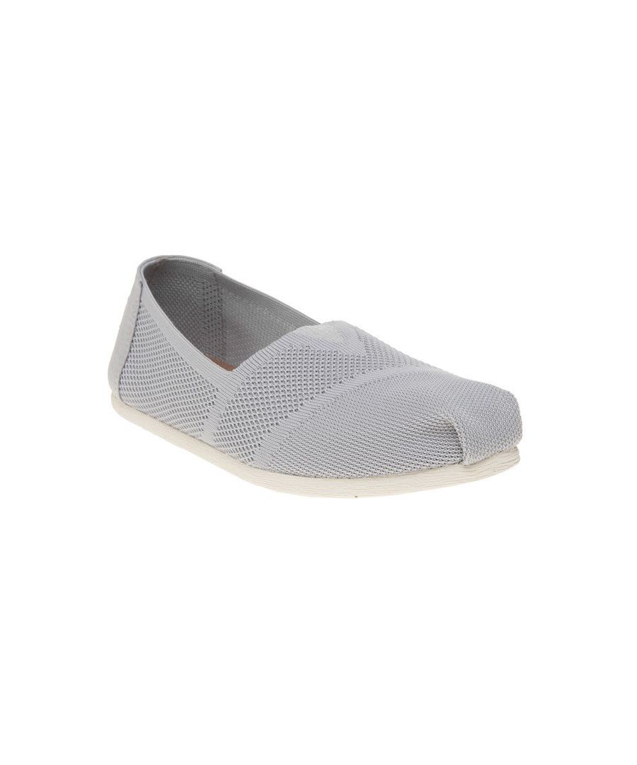 Toms Womens Classic Shoes - Grey - Size UK 4