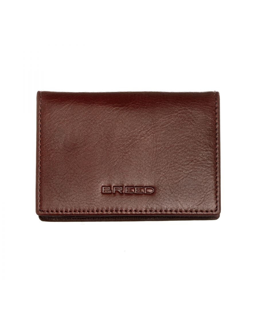 Length: 75mm; Width: 107mm; Height: 19mm; Material: Genuine Leather; Color: Brown; Pockets: 1; Card Holders: 4; Bi-Fold: Yes; RFID Blocking: Yes