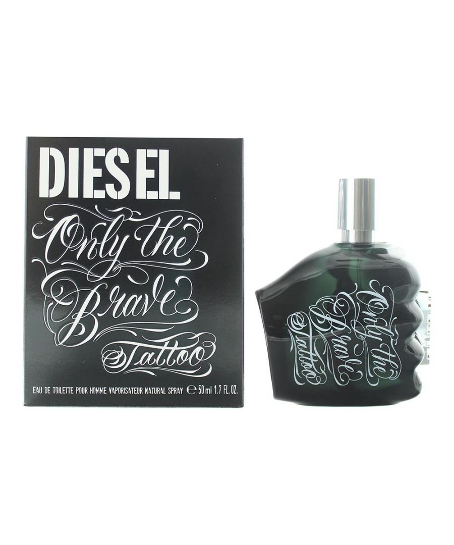 Only The Brave Tattoo by Diesel is a Woody Spicy fragrance for men. Only The Brave Tattoo was launched in 2012. Top notes are Red Apple and Mandarin Orange; middle notes are Pepper and Sage; base notes are Tobacco, Benzoin, Woodsy Notes and Patchouli.