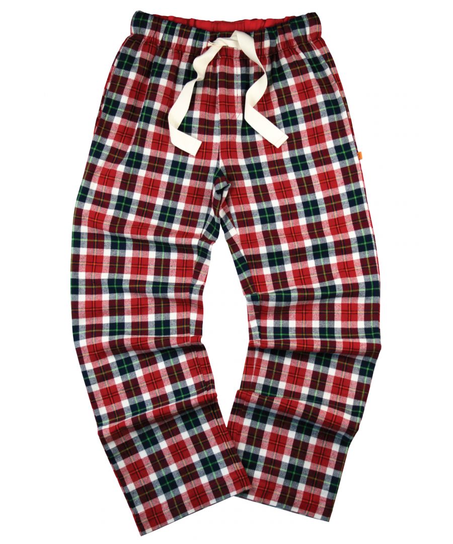Image for Red Christmas Check Unisex Lounge Pants