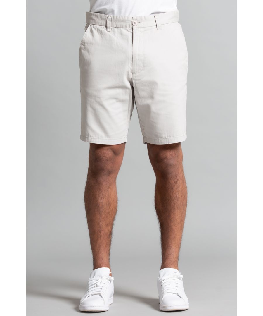 These chino shorts from French Connection are a great addition to the wardrobe. Feature zip and button fastening, belt loops, two side pockets, and one back pocket with button. Made from cotton fabric to ensure high quality and comfort.