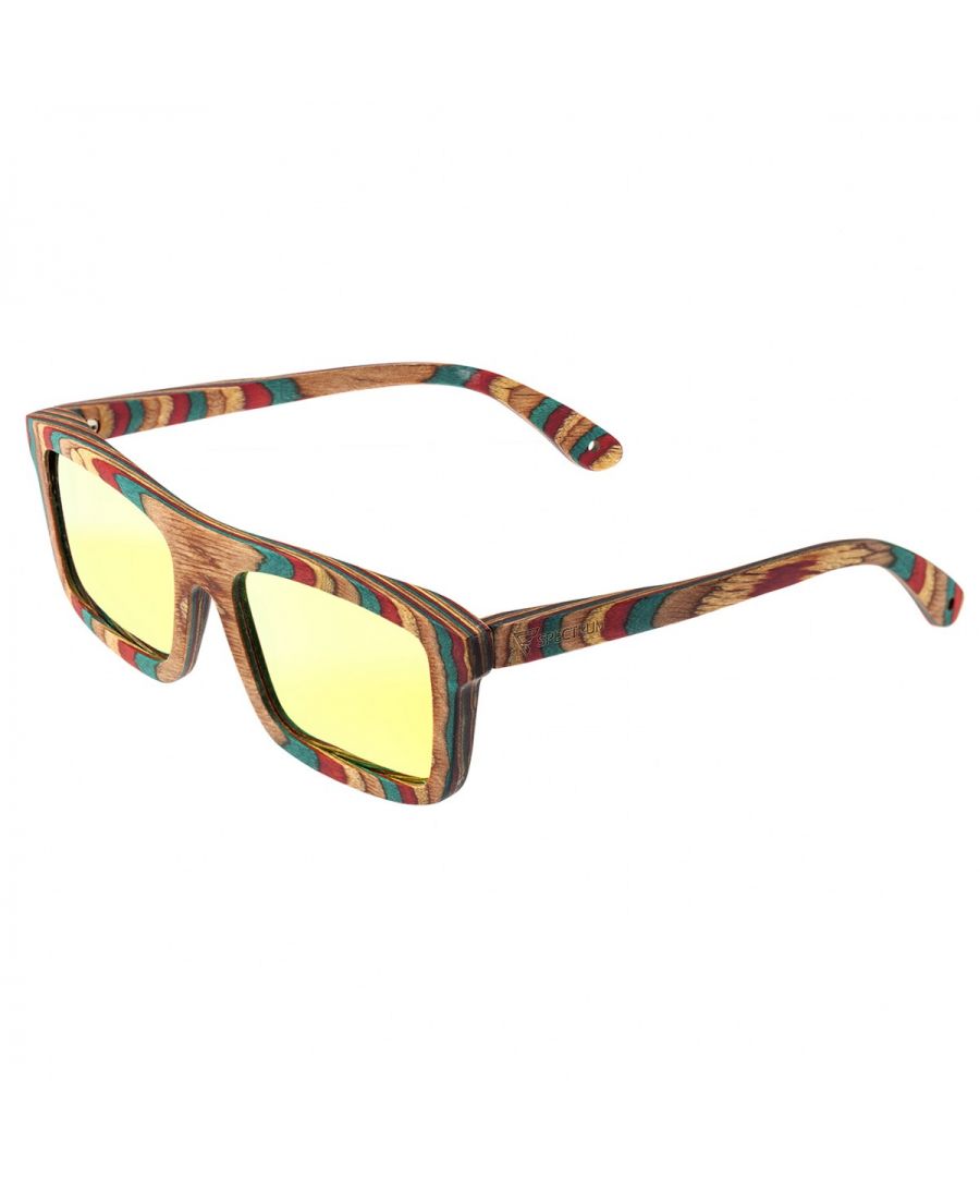 Unique Hand-Crafted Wood Frame; the actual color may differ from the picture due to the grain.; Anti-Scatch and Anti-Fog Multi-Layer TAC Polarized Lenses; elimates 100% of UVA/UVB light.; Eco-Friendly Sustainable Wood Arms; Spring-Loaded Stainless Steel Hinges; Natural Wood Product is Recyclable Biodegradable Non-Toxic.; 100% FDA Approved; Moisture and Water Resistant;