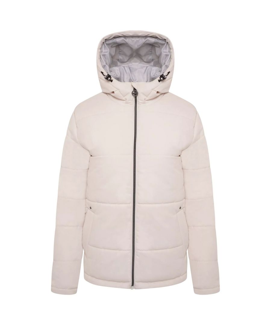 Dare 2B Dames/Dames Luxuriate waterdichte gewatteerde jas (Gerst Wit)