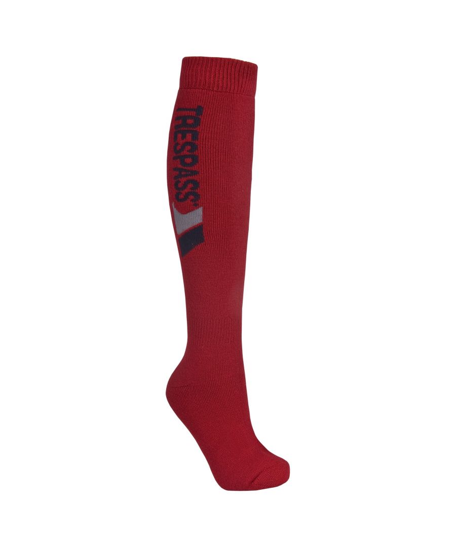Merino wolmix Lang van lengte Trespass logo aan de zijkant Elastische band 40% Merino wol 40% Acryl 20% Polyamide.