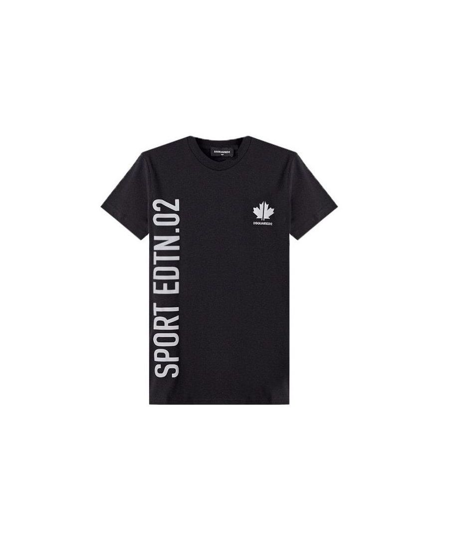 Image for Dsquared2 Boys Sport Edition T-Shirt Black