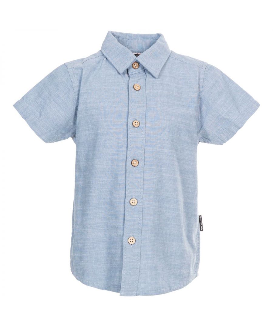 Image for Trespass Boys Exempt Short-Sleeved Shirt (Denim)