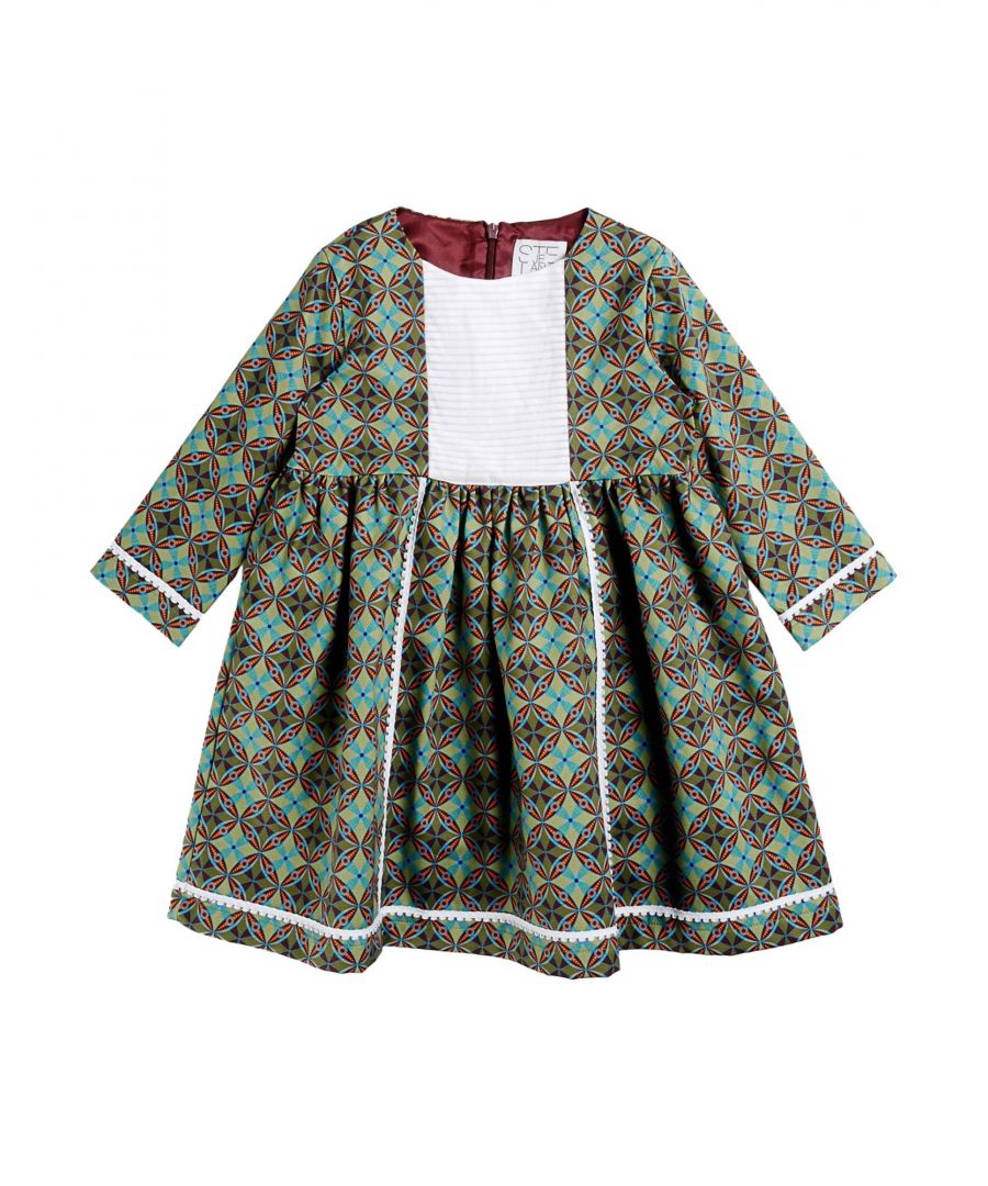Image for Stella Jean Girls' Green Cotton Dress