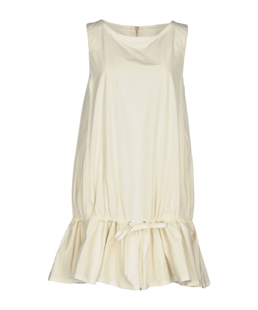 Image for Moncler Women's Short Dress Ivory Polyester