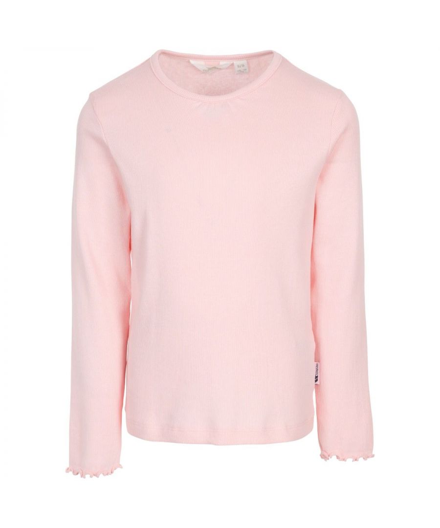 Image for Trespass Girls Content Long-Sleeved T-Shirt (Candyfloss Pink)
