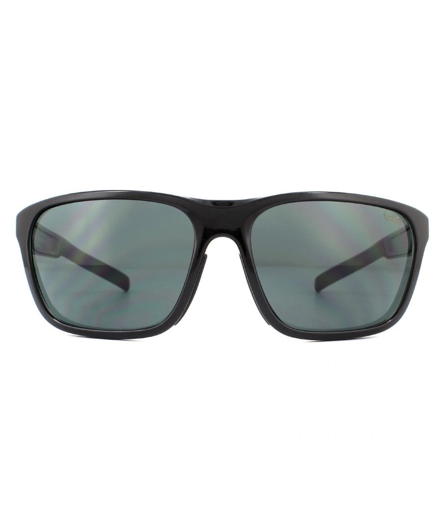 Bolle Unisex Sunglasses Strix BS022005 Shiny Black TNS Grey - One Size