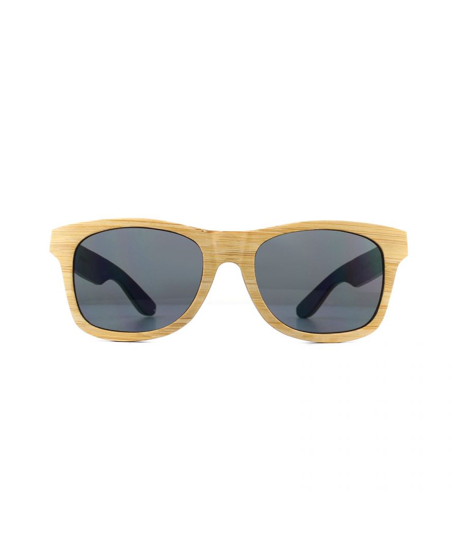 Cairn Sunglasses Woodie 105 Bamboo Navy Blue are of course made from laminated Bamboo wood for an eco-friendly sustainable pair of sunglasses that still have excellent durability and strength.