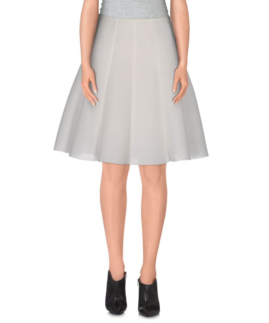 Image for Moncler White Techno Fabric Knee Length Skirt