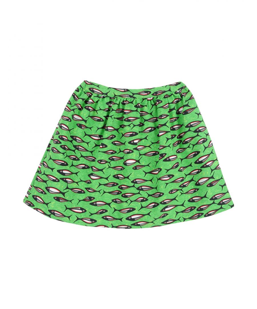 Image for Stella Jean Girls' Green Cotton Skirt