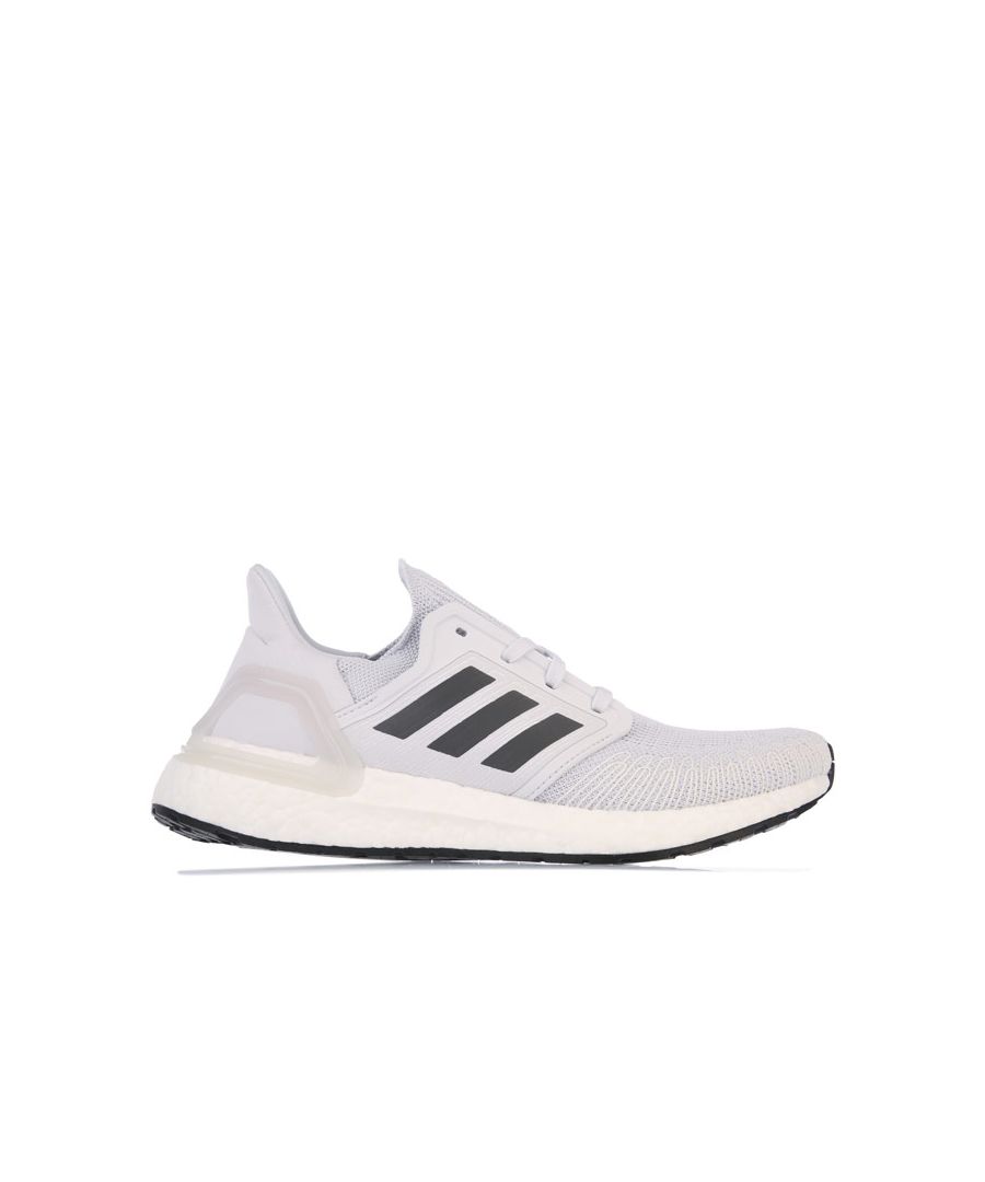 Image for Men's adidas Ultraboost 20 Running Shoes in Light Grey