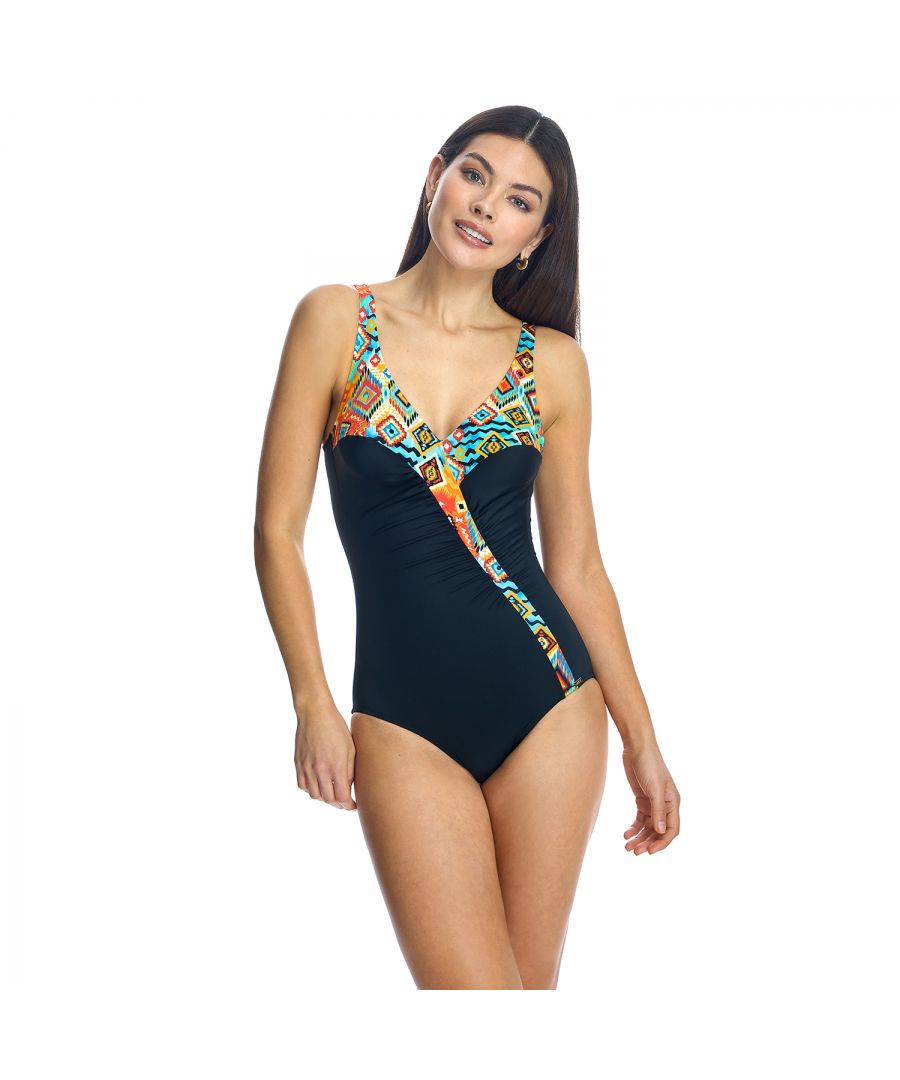 ORY Womens V-neck swimsuit W240971 woman - Black - Size 46C