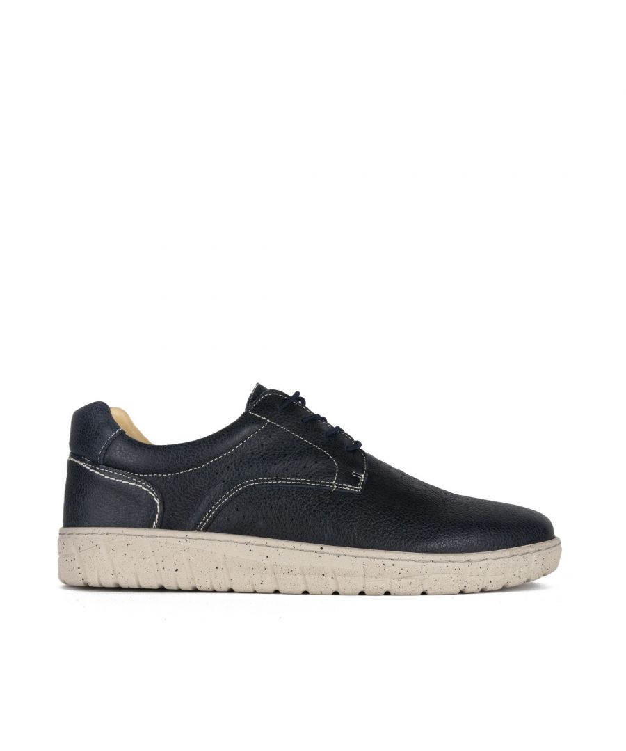 Image for CASUAL SHOES NAVY BLUE LEATHER