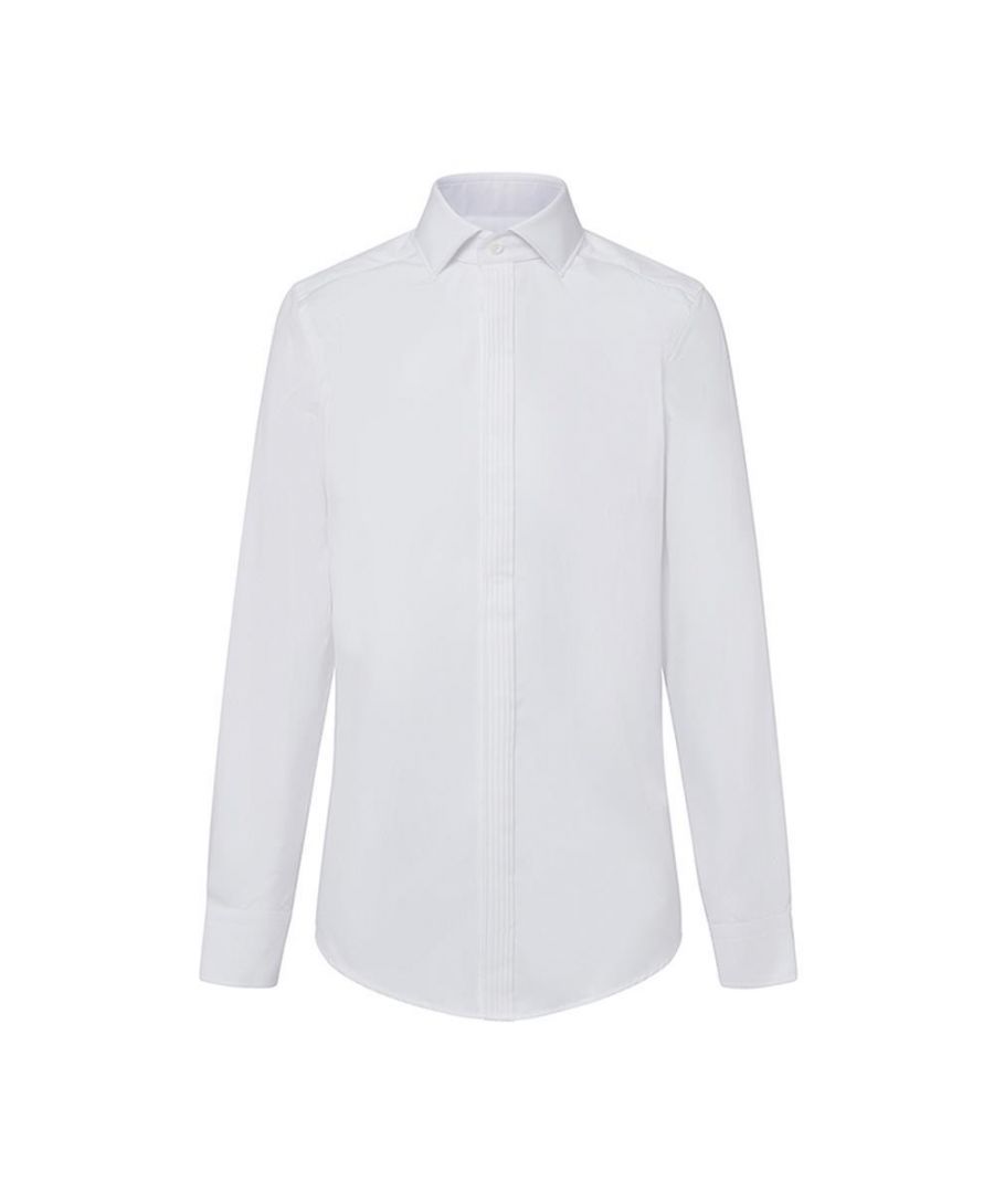 - Regular Fit- Long Sleeved & Collar- white- Refer to size charts for measurements14.5 in